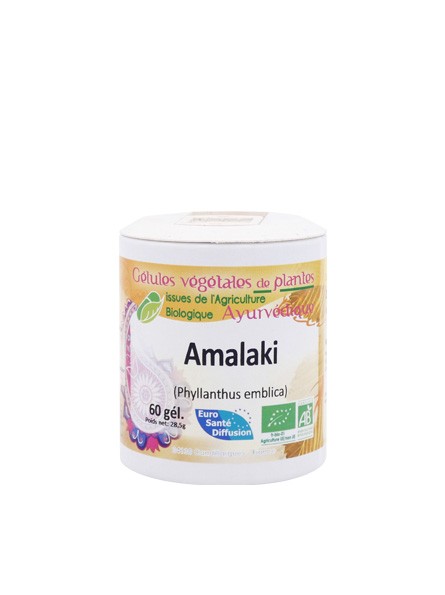 Amalaki bio gélules végétales de plantes, action sur les troubles digestifs, antioxydant, renforce le système immunitaire