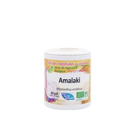 Amalaki bio gélules végétales de plantes, action sur les troubles digestifs, antioxydant, renforce le système immunitaire