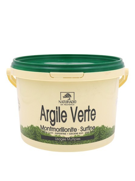 Argile verte (poudre) - Pour lutter contre les infections - 2,5kg